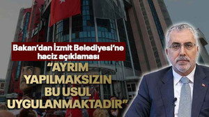 Bakan’dan İzmit Belediyesi’ne haciz açıklaması “Ayrım yapılmaksızın bu usul uygulanmaktadır”